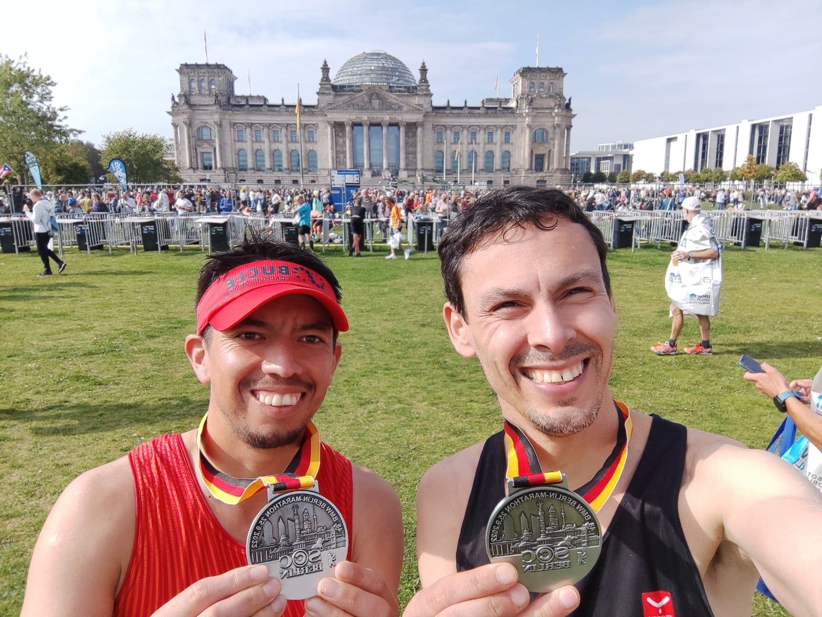 Rubén y Germán en Berlín