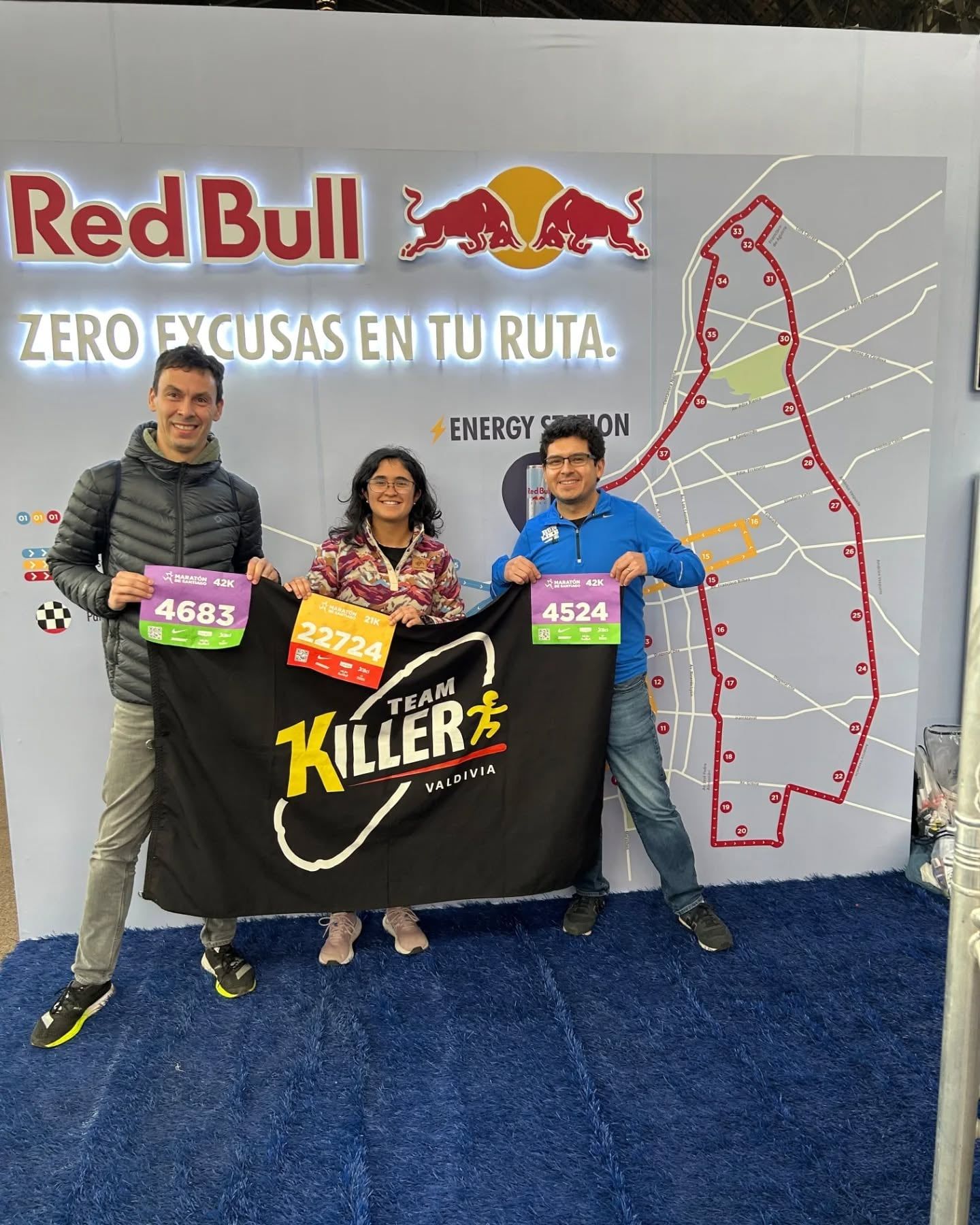 Team Killer en el Maratón de Santiago